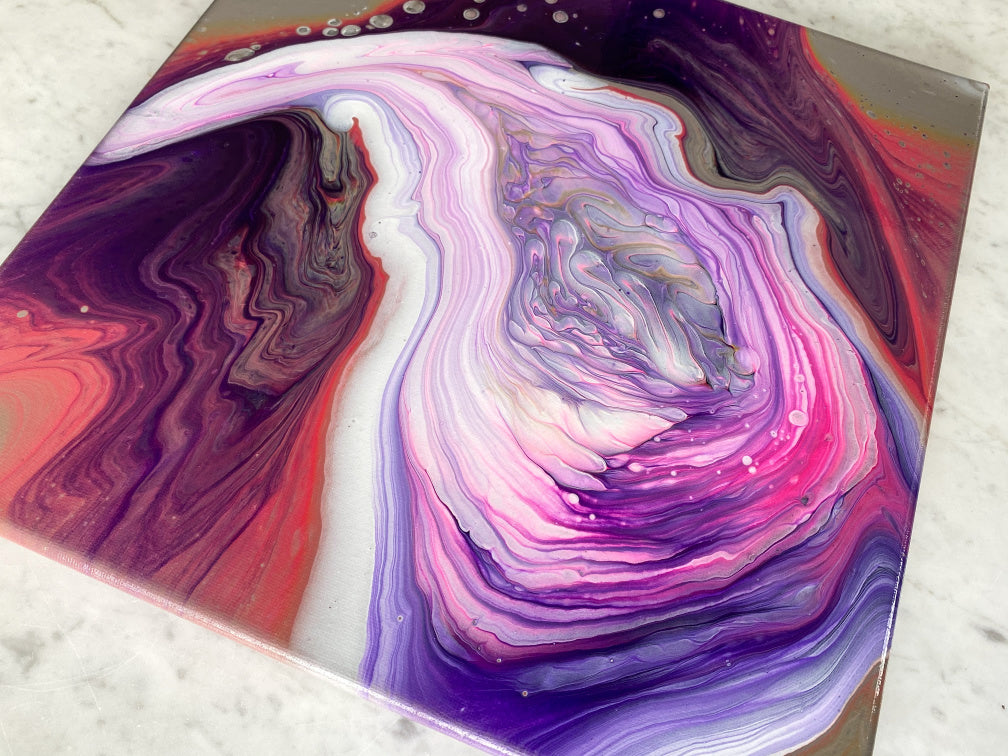 My FAVORITE Acrylic Pouring Techniques Using Just Paint and Water