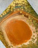 “The Lagoon” - 20x20 pour painting