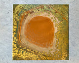 “The Lagoon” - 20x20 pour painting