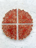 Red Carpet Geode Coasters