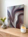 Earth Tone Canvas | 14x18 Original Abstract Painting