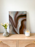 Earth Tone Canvas | 14x18 Original Abstract Painting