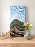 Bluebird Farm Days | 10x20 Original Abstract Painting