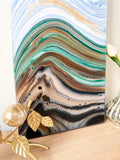 Bluebird Farm Days | 10x20 Original Abstract Painting