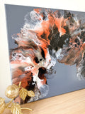 Wooly Bear Caterpillar | 16x20 Original Abstract Painting