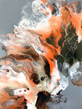 Wooly Bear Caterpillar | 16x20 Original Abstract Painting