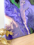 Lilacs on the Farm | 16x20 Original Abstract Painting