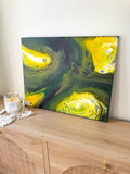 John Deere-Inspired Art | 16x20 Original Abstract Painting