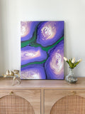 Lilacs on the Farm | 18x24 Original Abstract Painting
