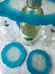 Elsa Geode Coasters + Wine Rack