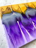“Shock Wave" - pour painting 10x20